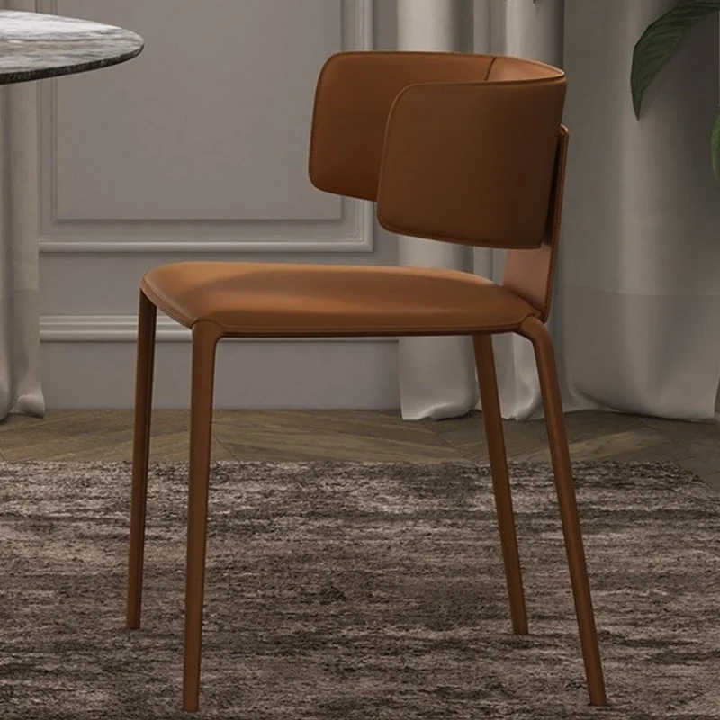 Италиански Минималистичен Дизайнерски Стол за Хранене Модерен Минималистичен стол за домашно Грим Скандинавски Стол С облегалка Мебели за спалня и всекидневна