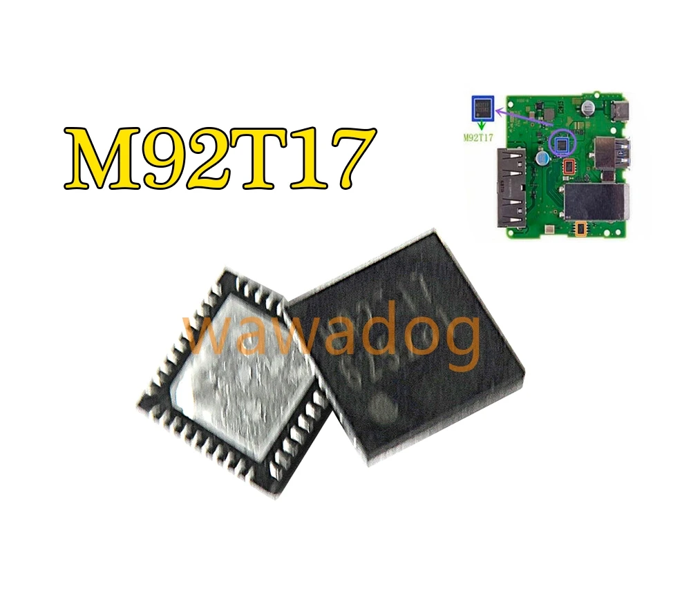 1 бр. за дънната платка NS Switch, чип за захранване на Изображението, чип зареждане на батерията, чип M92T17, чип контрол на Аудио-видео