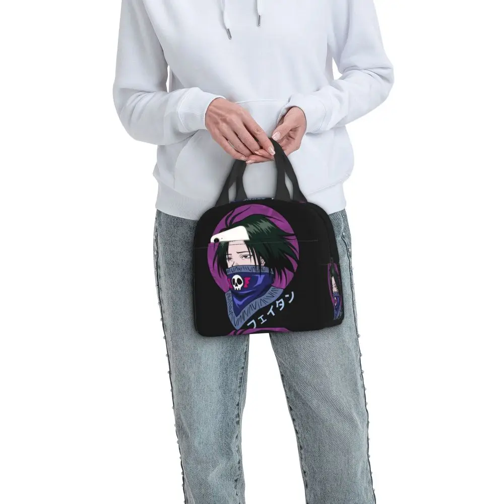 HXH Feitan Аниме Термоизолированная чанта за обяд Дамски Hunter X Hunter Множество чанта за обяд за пикник на открито Многофункционална кутия за храна