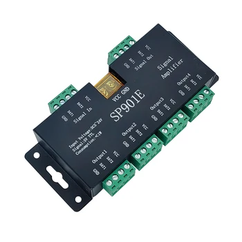 Усилвател на сигнала SP901E 4-канален група усилвател за модул DMX512 Pixel Strip Magic Module