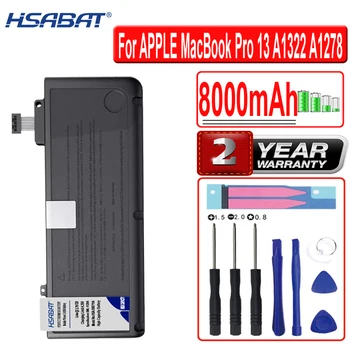 Батерия HSABAT 8000mAh A1322 за MacBook Pro 13 