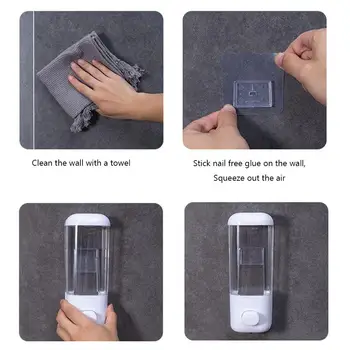 ABS Стенен монтаж опаковка течен сапун, устройство за измиване на ръцете с пяна (с една глава)