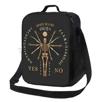 Спиритическая масичка за спиритически сеанси борда със Скелети, изолирано чанта за обяд с регулируем пагон, торби за Многократна употреба-хладилници Bento с цип