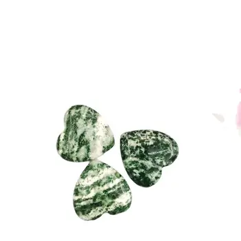 30 ММ, Лечебен Кристал Кварцов Скъпоценен Камък Естествена Любов Камъни във формата на Сърце Подарък За бижута на Кулон