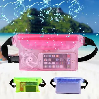 PVC Водоустойчива чанта За Плуване, Ски Drift Гмуркане Наплечная Поясная чанта Подводни калъфи за мобилни телефони, Калъф