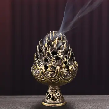 За Вътрешно Поднасянето На Буда Тамян Украса Чайна Церемония, Тави За Тамян Метални Изделия Украса От Чаено Масата Кадилница