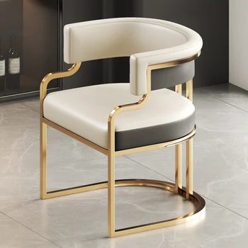 Модерни и Луксозни трапезни Столове С Удобни Златни Крака, столове за поддръжка на Лактите за възрастни, Уникални Дизайнерски стоки за дома Silla Plegable