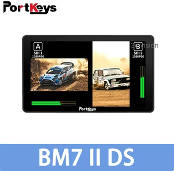 Portkeys BM7ⅡDS Монитор Dslr WiFi Bluetooth Кабелна Управление на BMPCC KOMODO за SONY DSMC2 DSMC3 2000nit 7-инчов Преносим 3D монитор
