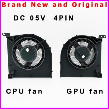 Нов Лаптоп ПРОЦЕСОР GPU Охлаждащ Вентилатор Cooler за Lenovo IdeaPad Gaming 3 15IAH7 16IAH7 5H40S20628 BN8510SH-002P BN8510SH-003P DC5V