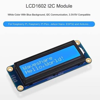 3.3v/ 5v LCD дисплейный модул Бяло и синьо за фон на LCD екранната такса Дисплейный модул 16x2 Знака на Синьо-бял цвят