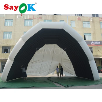 Огромна надуваема автомобилен тунел палатка SAYOK 8 м, надувное подслон, тунел палатка за рекламни мероприятия, шоу, на декора на сцената