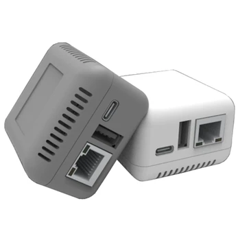 Безжичен мрежов сървър за печат, WiFi, порт USB 2.0, бърз порт 10/100 Mbps порт lan RJ-45, Адаптер Ethernet сървър за печат 55KC