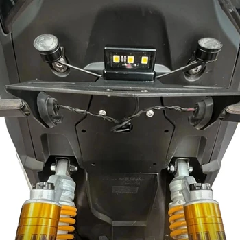 Мотоциклет ADV160 Frame регистрационен номер на Притежателя Скоба Хвостовое Опрятное Крило с led подсветка За Honda ADV 160 2022 2023