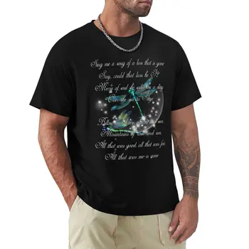 Тениска Skye Boat Song With Love # 2, бързосъхнеща тениска, тениски по поръчка, тениски за мъже с шарени