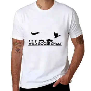 Нова тениска Wild Goose Chase, летен топ, кавайная облекло, тениски, мъжки бързосъхнеща тениска, тениски в тежка категория за мъже