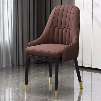 Офис трапезни столове Vanity Оборудвани с Ергономични Дизайнерски обеденными столове в скандинавски стил, Луксозно обзавеждане за дома Sillas Comedor SR50DC