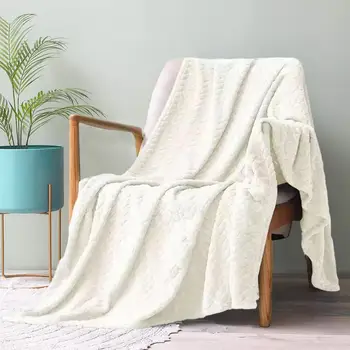 Меко одеяло, уютни и стилни фланелен флисовые наметала за топъл декор, леки, прашни, удобен на пипане, Фин пух