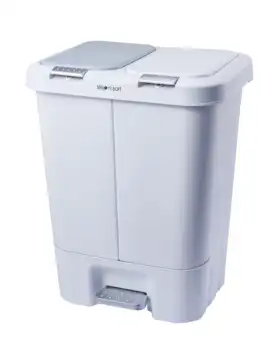 Кухненска кофа за Боклук, боклук и рециклиране на Бяла