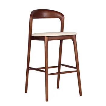 Бар столове Кухненски дизайнерски стол Реплика на Мобилен Скандинавски луксозен стол Дизайнерски Модерни дървени мебели за дома с високо качество Sillas De Comedor