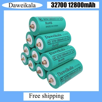 Daweikala Нова Акумулаторна батерия 32700 12800 ма 3.2 В lifepo4, професионална литиево-желязо-фосфатная акумулаторна батерия с винт