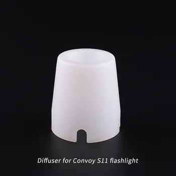 пластмасов бял лещи за фенерче Convoy S11