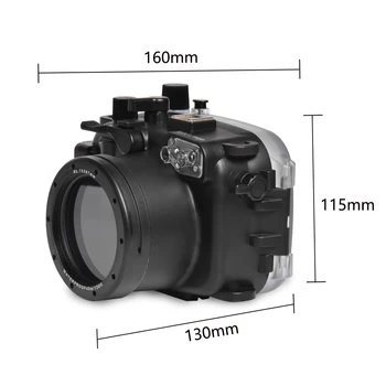 Подводен 40 м Пластмасов корпус камера, Външен защитен калъф за Canon G7X-III, чанта за гмуркане