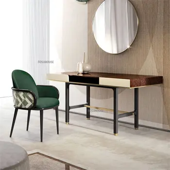 Модерен Velvet маса за хранене, стол за кухня, Трапезария столове за малък апартамент, Лесен Луксозен стол за Трапезария с възглавница