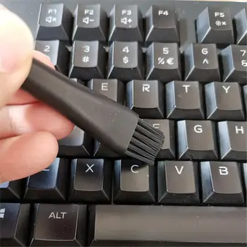 Най-новата пластмасова малка преносима писалка 6 в 1, найлонови антистатични четки, комплект четки за почистване на клавиатури