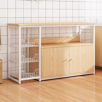 Кухненски шкафове за съхранение на Рафтовете Модерен Дървен Бюфет За съхранение Двор Кухненски Шкафове, Кутии за Обувки, Мебели за интериора на Aparador