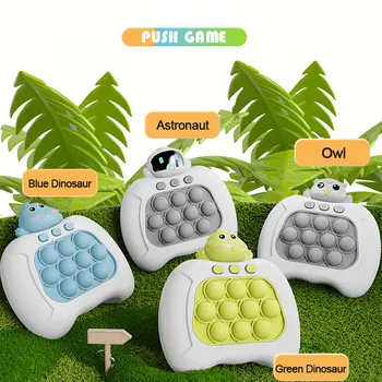 Играчки-неспокойни Push Bubble Pop, Детски Ръчни Играчки за бързо натискане на Играта за облекчаване на стреса, Сензорни играчки с подсветка за възрастни, детски играчки Whac-A-Mole
