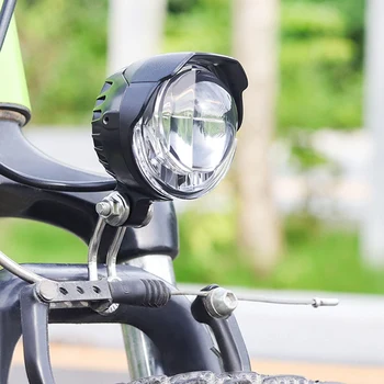Комплект електрически велосипедни фенери с клаксоном, включително задна светлина Ebike, и двата led фенер 12V 24V 36V 48V се управлява от ключа E Light Bike