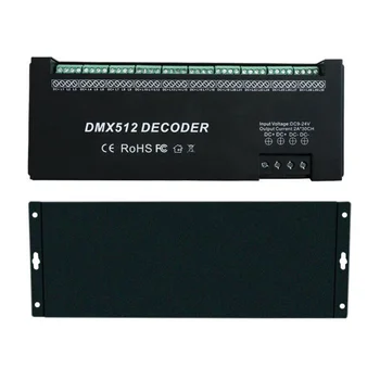 DMX512 Декодер, затемняющий на водача, RGB 30-канален led декодер, контролер за лентово осветление DC9V-24V (30 канал)