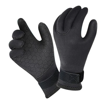 Мъжки неопренови ръкавици за гмуркане с шнорхел, нескользящие топли ръкавици за гмуркане, зимни ръкавици за плуване, непромокаеми ръкавици за гмуркане