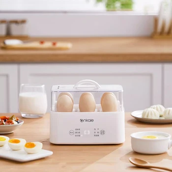 Двойна котела за готвене 6 яйца, богат на функции за Бърза Електрическа Яйцеварка, Автоматично изключване, Универсални инструменти за приготвяне на омлет, Кухненски прибори за закуска