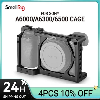 Клетка за камера SmallRig Стенд за Sony A6500 Клетка за фотоапарат Sony A6300/A6000/A6500 Nex-7 с дупки за резби за закрепване към башмаку 1661