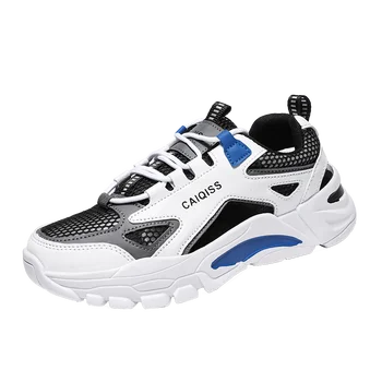 Мъжки Ежедневни обувки в стил ретро, Дамски обувки, дишащи Меш маратонки за тенис на дебела подметка, Подсилени бягане