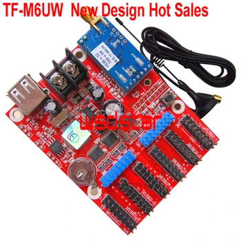 TF-M6UW WIFI комуникационна led контролер карта 1536*32 768*64 поддръжка на пиксела с одноцветными и двуцветен led модули