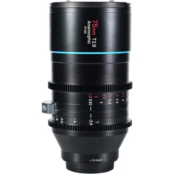Sirui 75 мм Т2.9 1.6 X Полнокадровый Анаморфотный обектив с монтиране RF/E/L/Z За Leica L Sony E Nikon Z Canon RF